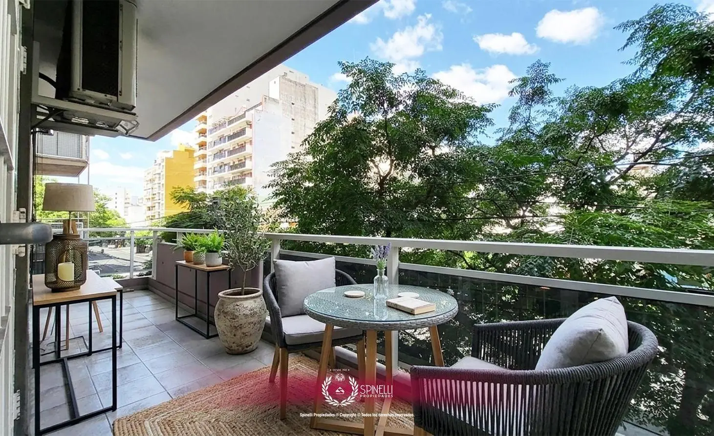 Alquiler departamento 2 ambientes nuevo 55m² en Boedo con gran balcón al frente parrilla con terraza 3