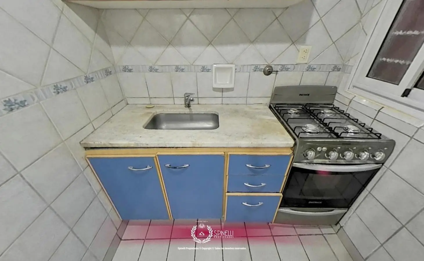 Alquiler departamento 1 ambiente dividido 45M² con patio contrafrente en Boedo 4