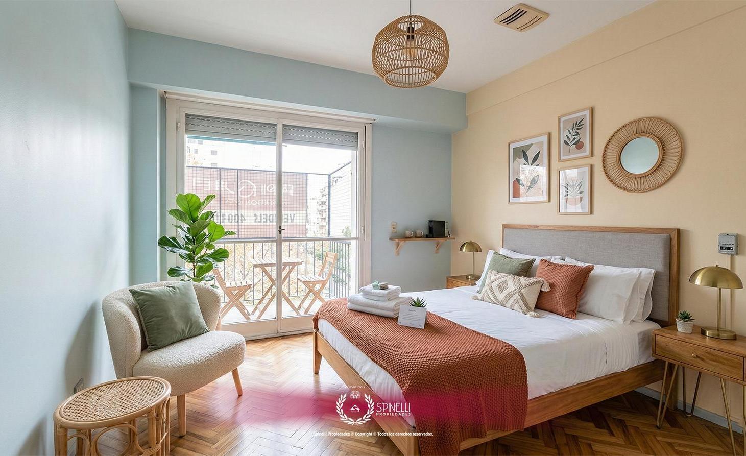 Alquiler departamento 2 ambientes 44M² con balcón al frente muy luminoso a mts de San Juan y Boedo