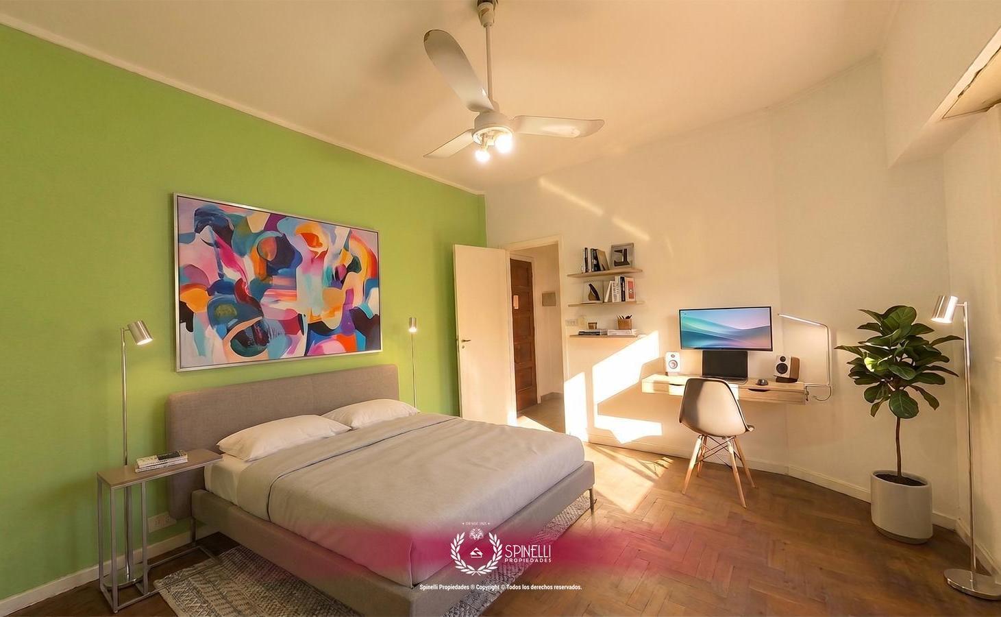Alquiler departamento tipo PH 1 ambiente 45M² Balvanera San Cristóbal planta baja lateral con patio