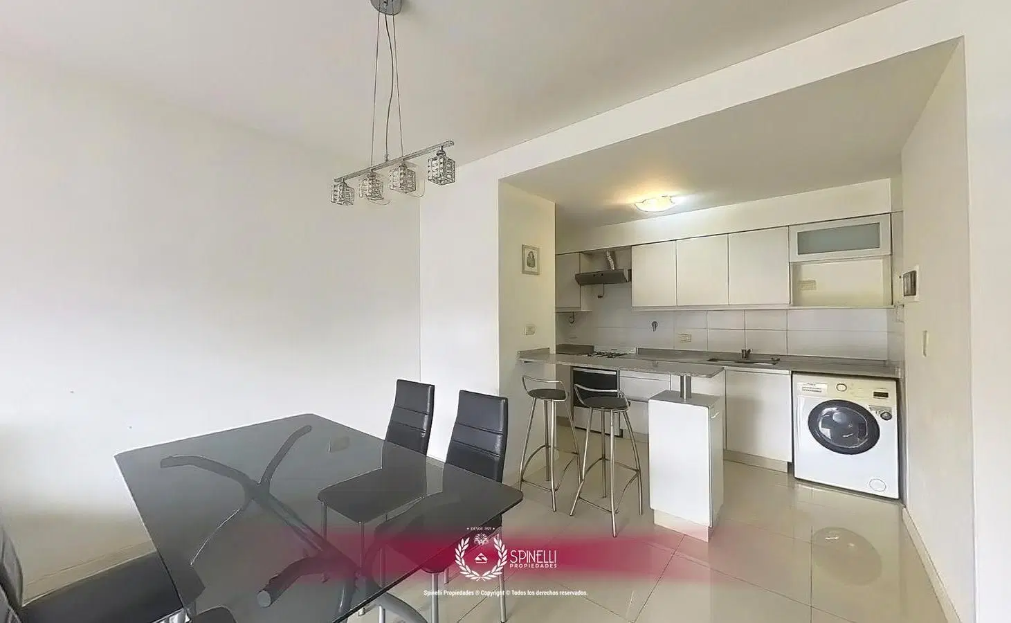 Alquiler semipiso con muebles nuevo 3 ambientes 68m² balcón al contrafrente edificio de categoria 2