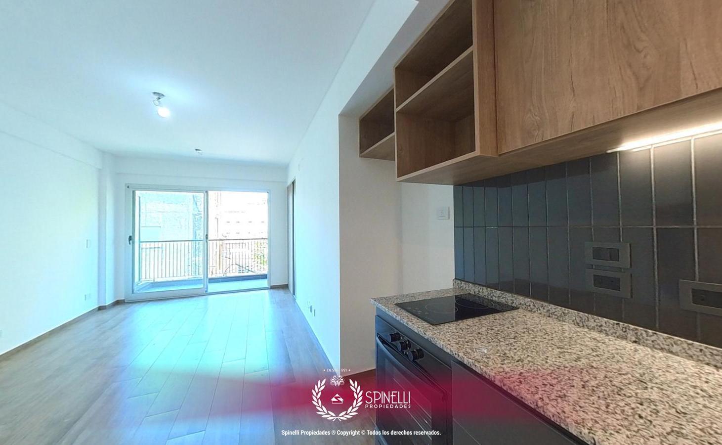 Foto de Alquiler departamento monoambiente 35M² nuevo con balcón al frente, imagen 1