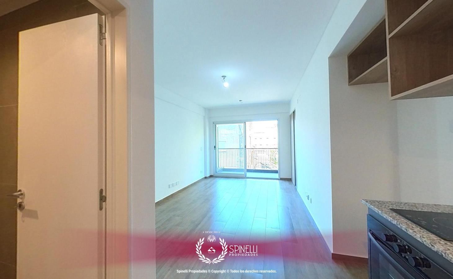 Alquiler departamento monoambiente 35M² nuevo con balcón al frente solarium terraza gran categoría