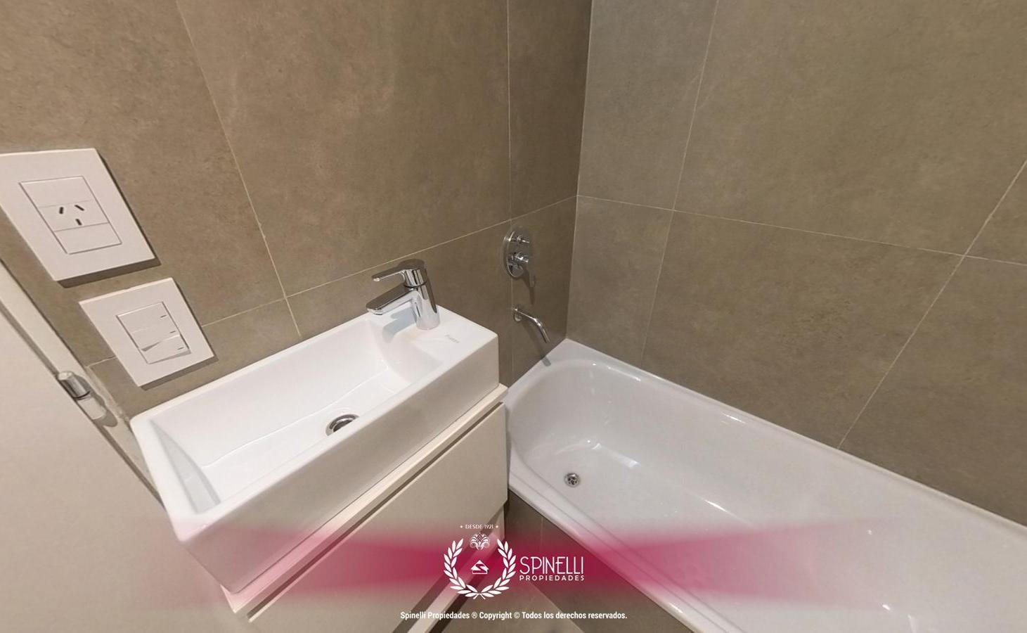 Alquiler departamento monoambiente 35M² nuevo con balcón al frente solarium terraza gran categoría