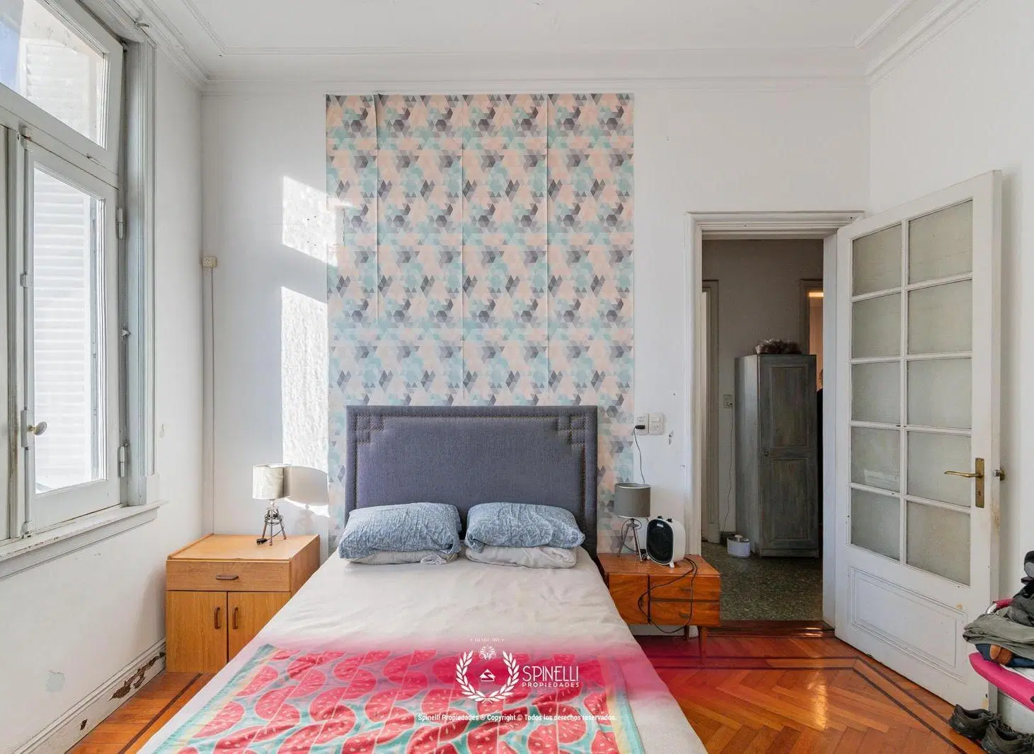 Venta departamento 3 ambientes con dependencia 80m² al frente céntrico estilo francés apto crédito 4