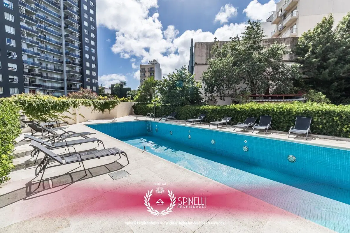 Alquiler departamento 3 ambientes 60m² balcón al frente full amenities piscina SUM parrilla gimnasio 3