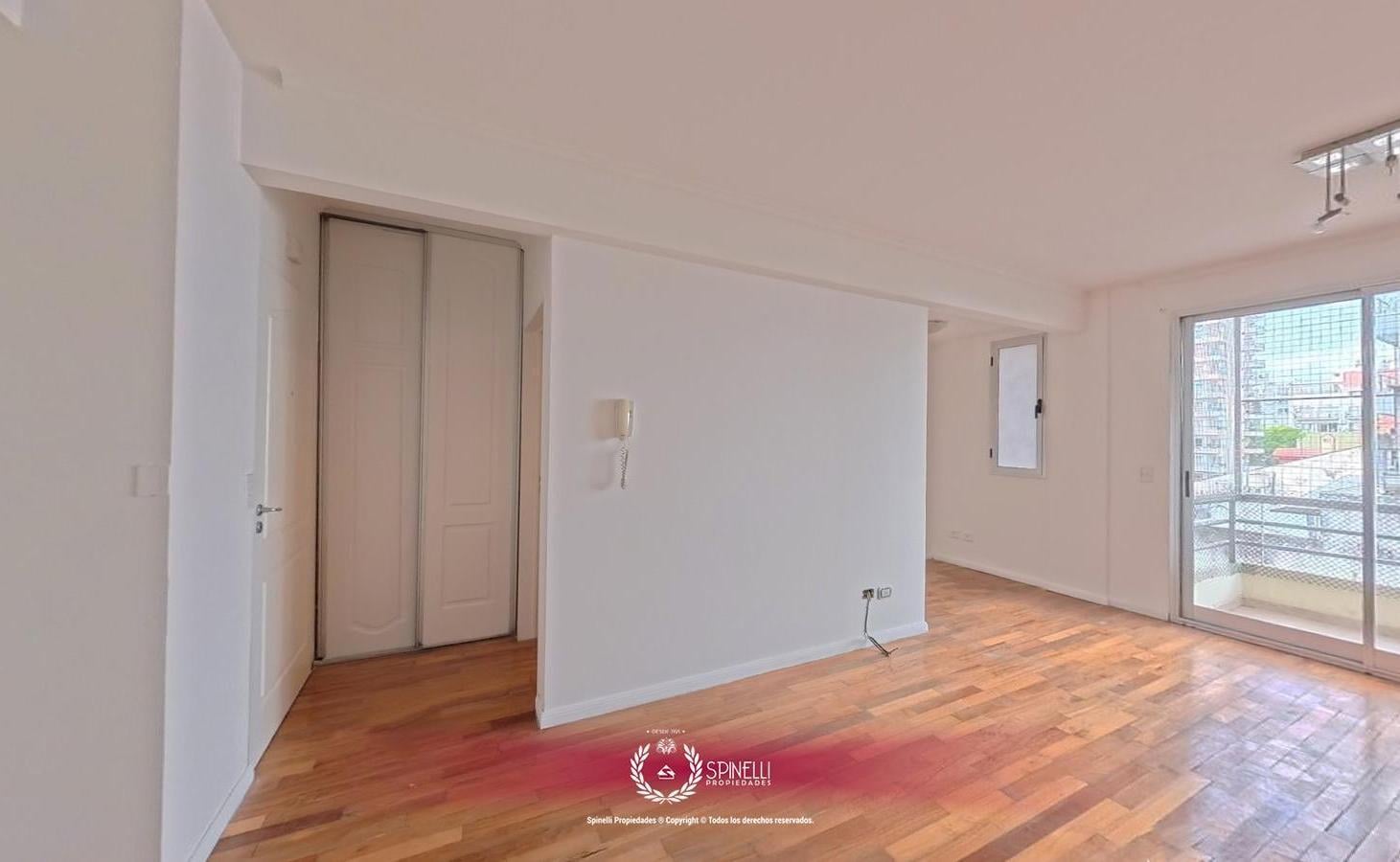 Alquiler departamento monoambiente 36 m² luminoso en Núñez con balcón contrafrente terraza parrilla