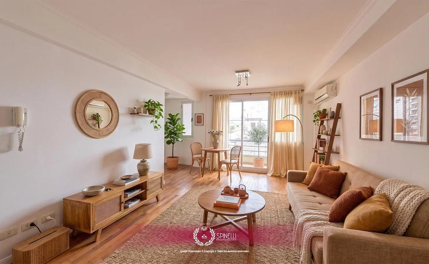 Alquiler departamento monoambiente 36 m² luminoso en Núñez con balcón contrafrente terraza parrilla 3