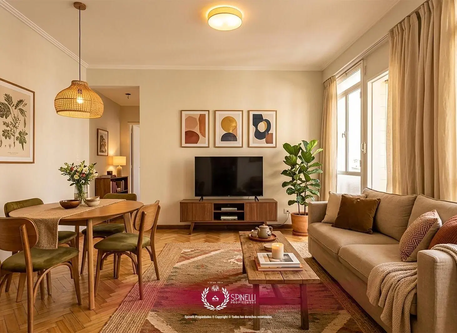 Alquiler departamento 2 ambientes 30M² balcón lavadero lateral parquet muy luminoso en Almagro Boedo 4