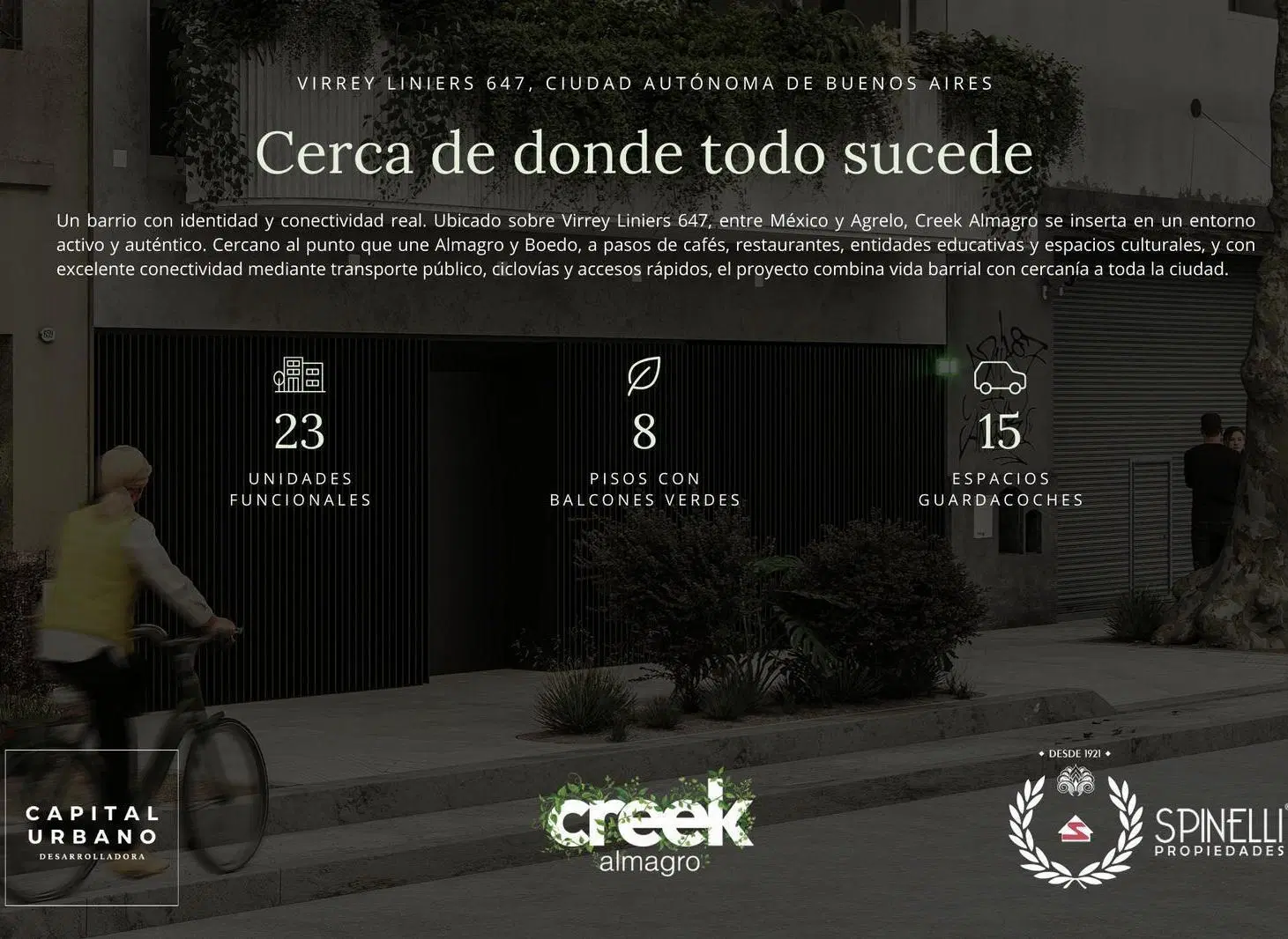 Venta departamento monoambiente en pozo en Emprendimiento Creek Almagro financiación a medida 2