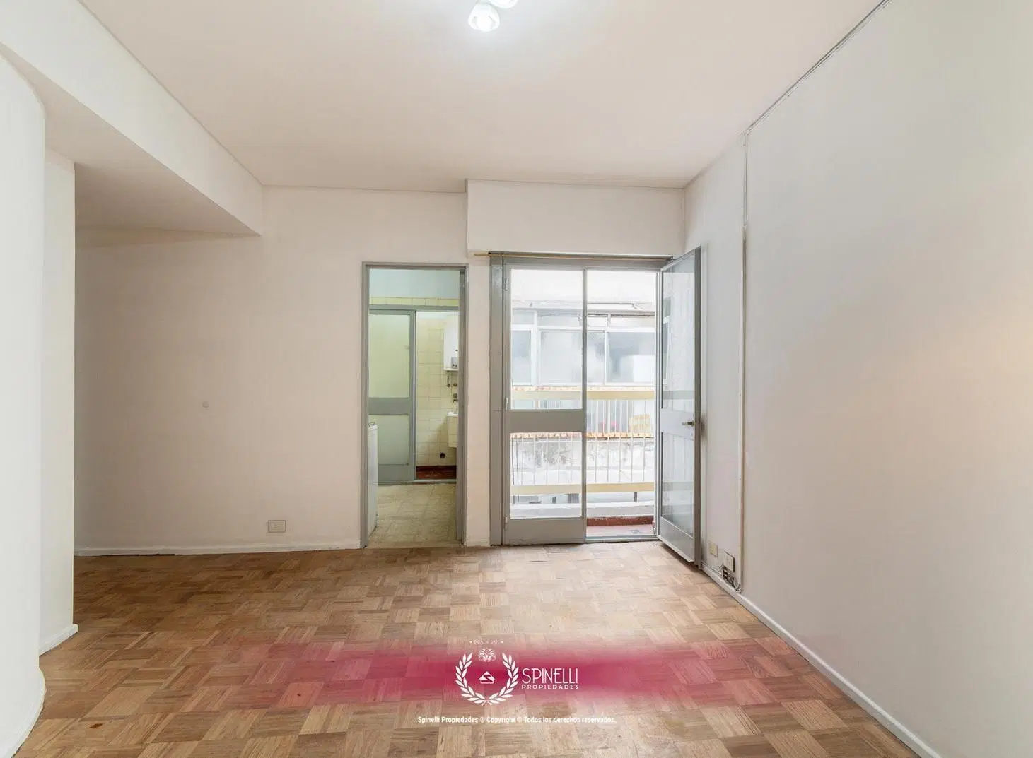 Venta departamento 2 ambientes 34m²  al contrafrente con balcón interno en Boedo apto crédito 3