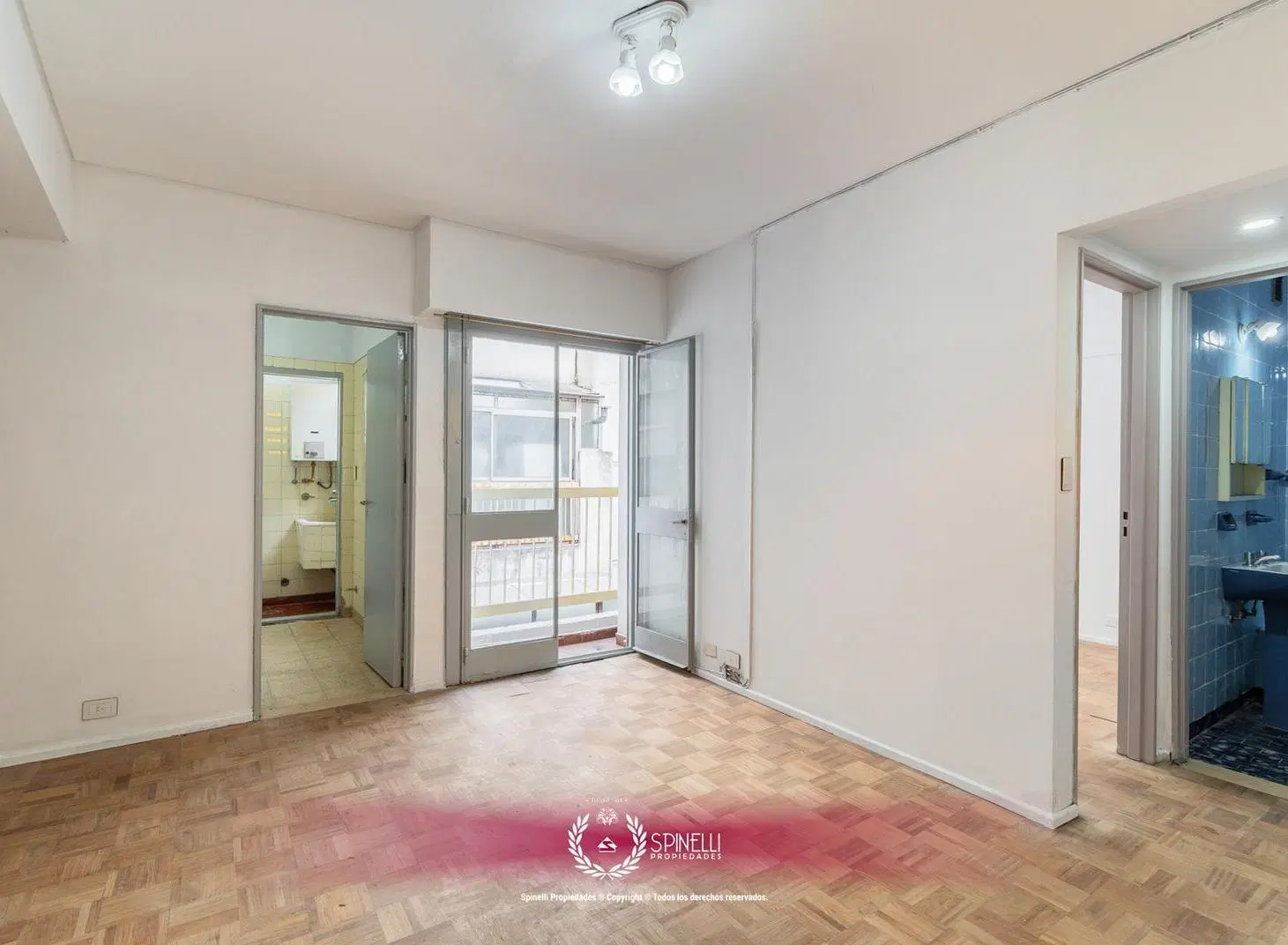 Venta departamento 2 ambientes 34m²  al contrafrente con balcón interno en Boedo apto crédito 5