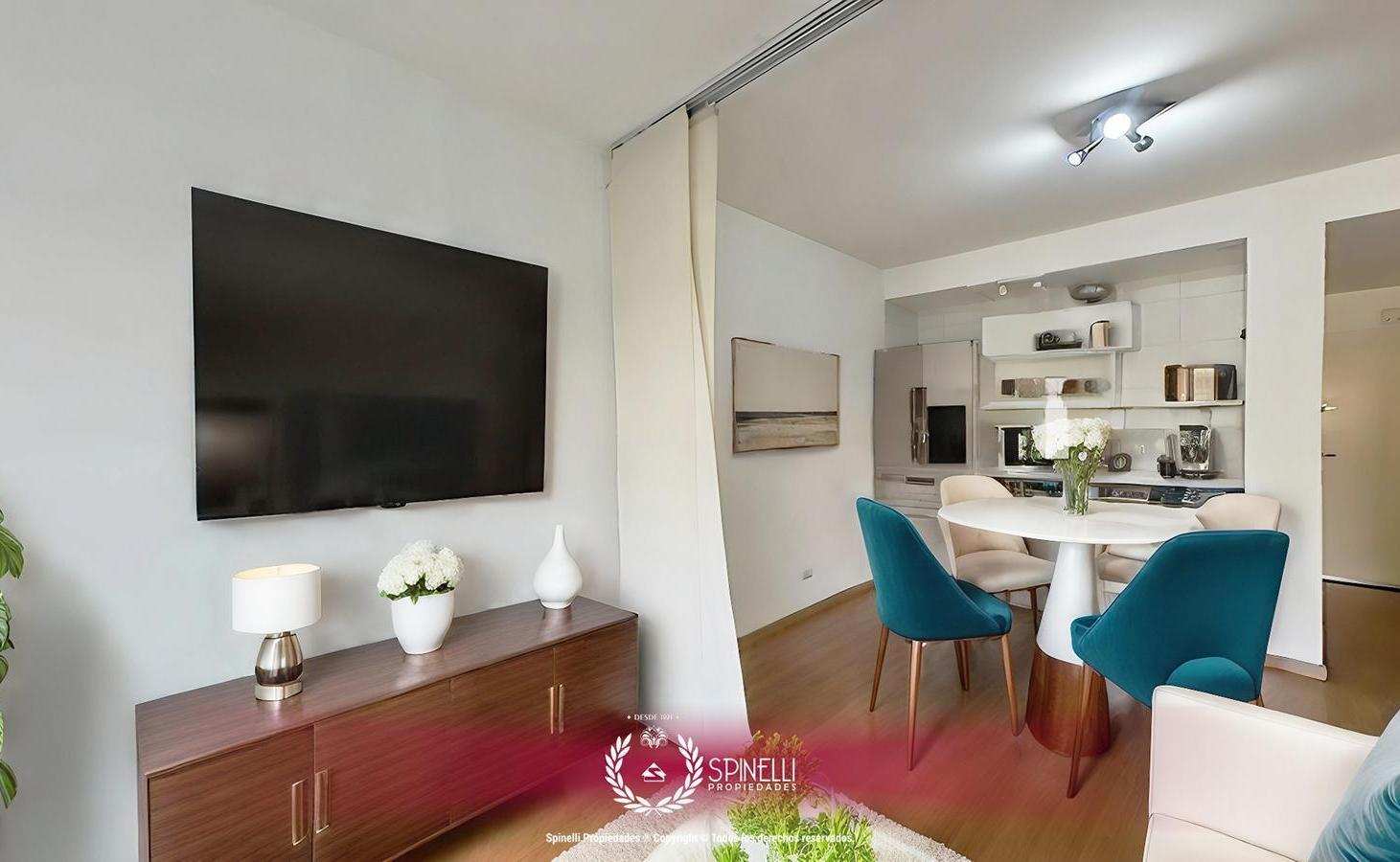 Foto de Alquiler departamento 1 amb 30m² en Caballito balcón frente piscina sum, imagen 2