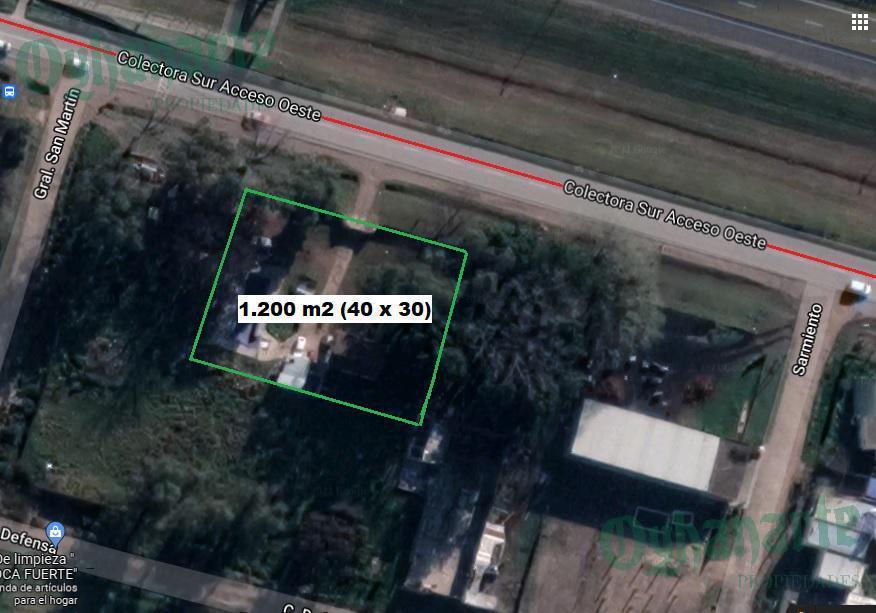 Venta de fracción sobre Acceso Oeste en Gral. Rodriguez - INDUSTRIAL