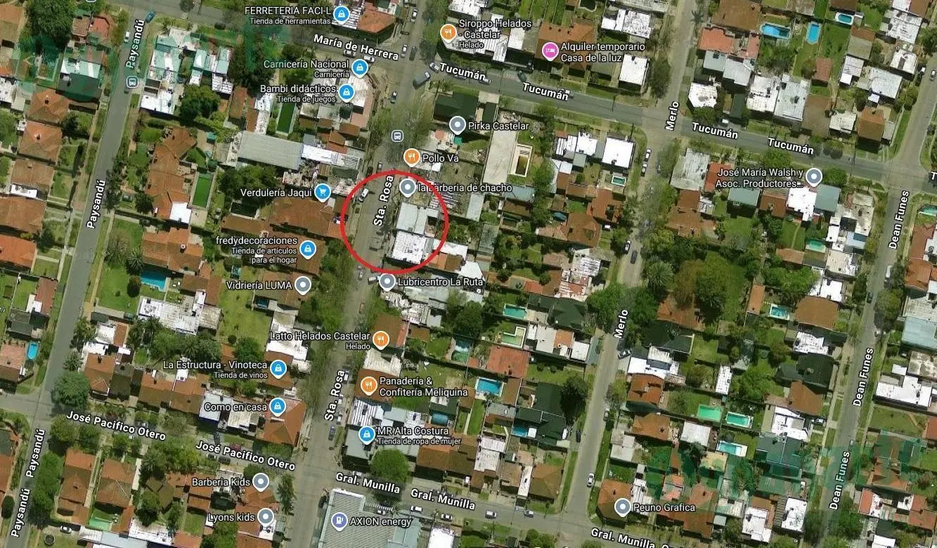 ALQUILER DE LOCAL EN CASTELAR NORTE SOBRE AV. SANTA ROSA 3