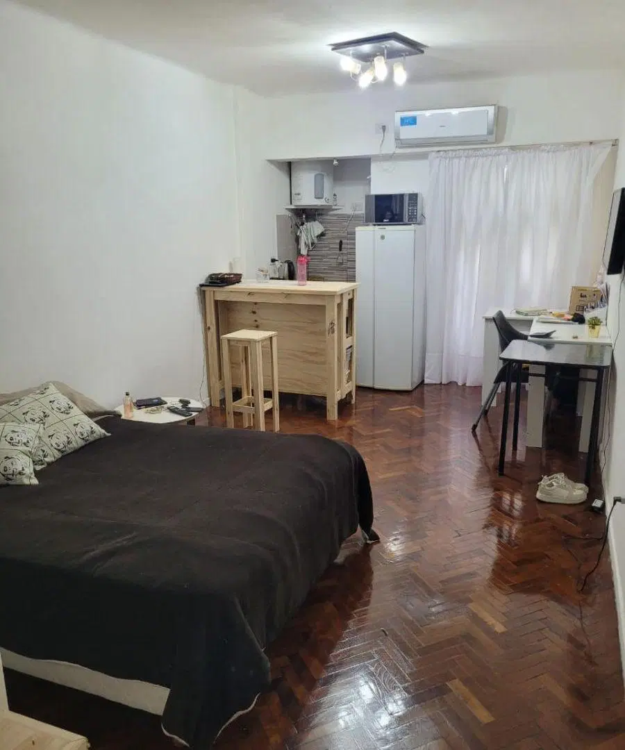 Dpto 1 Ambiente Lateral Kitchenette Todo Muy Buen Estado 4