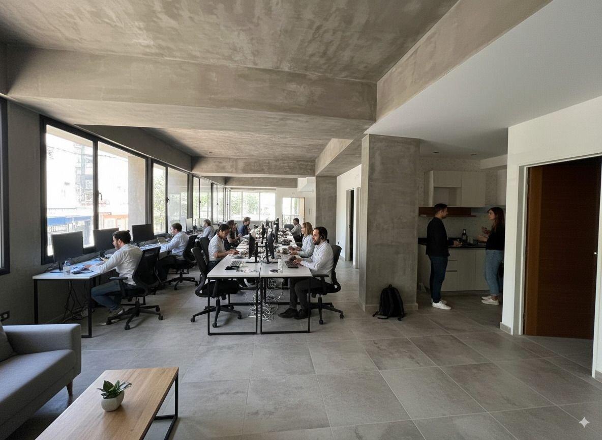 Foto de Oficina a estrenar en venta. Cocina y baños. 140m2 en una planta., imagen 4
