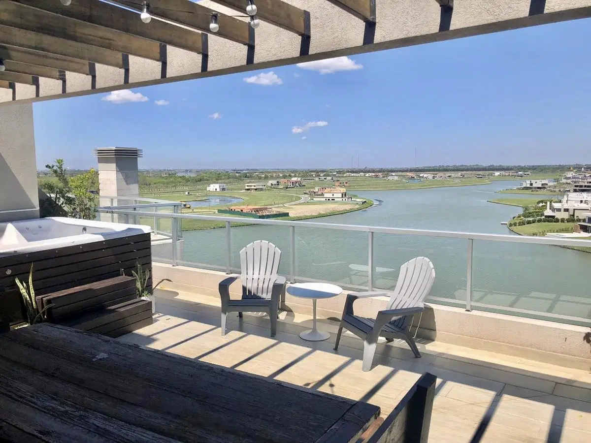 EXCELENTE 2 AMB AL LAGO CON TERRAZA, PARRILA Y JACUZZI 5