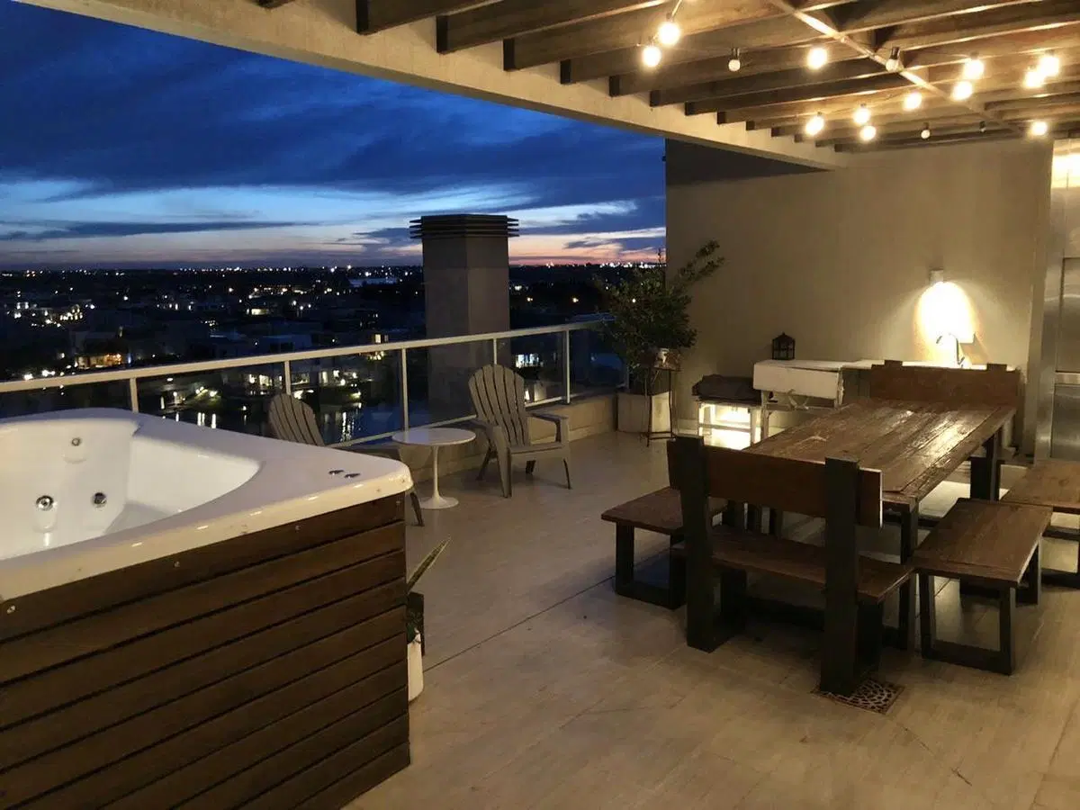 EXCELENTE 2 AMB AL LAGO CON TERRAZA, PARRILA Y JACUZZI 3