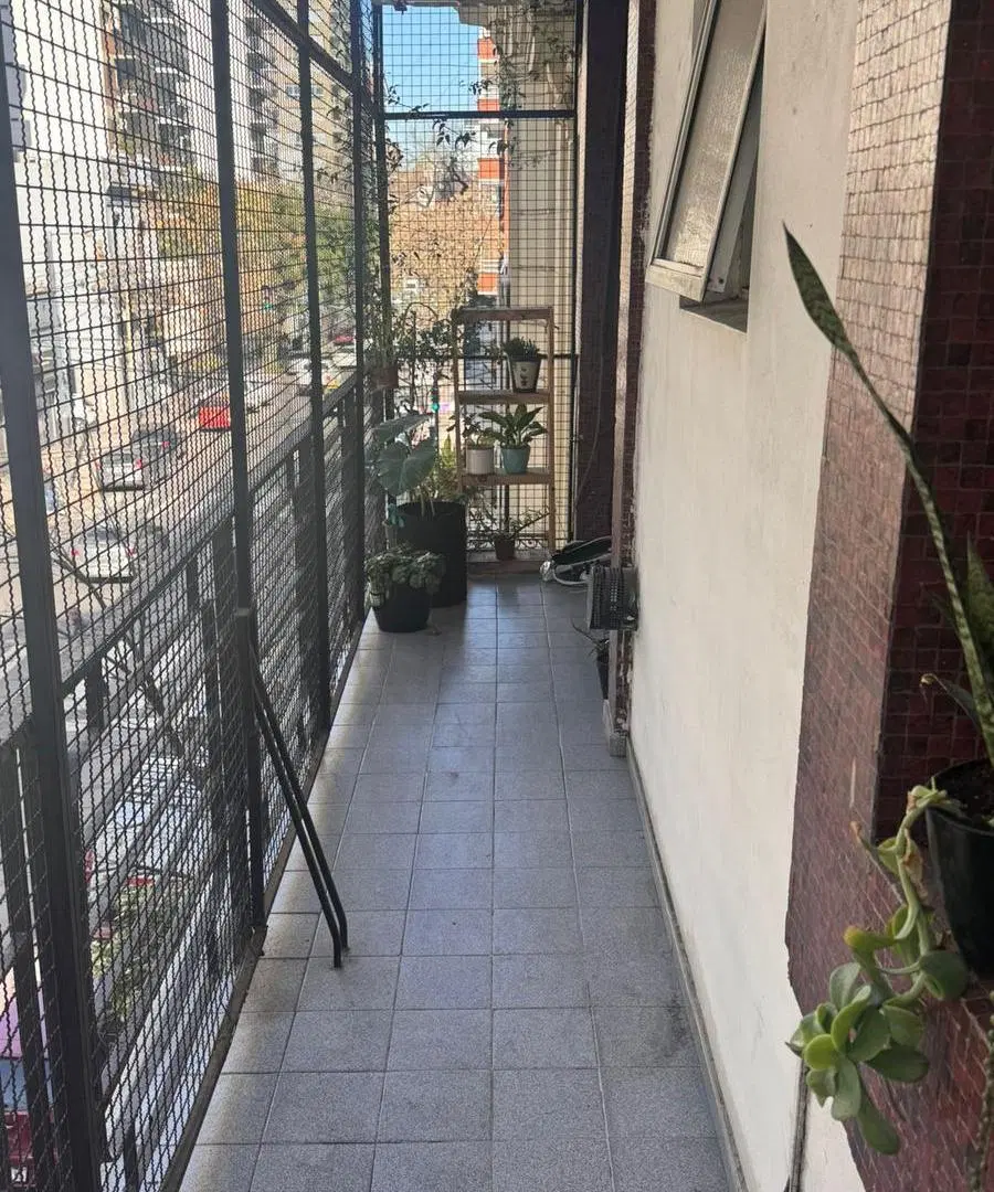 Departamento 3 ambientes y medio con balcon en Palermo 3
