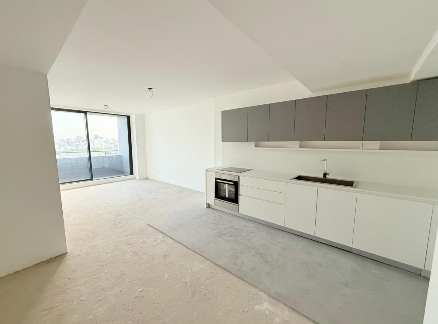 3 ambientes en Quantum Bellini piso alto con cochera
