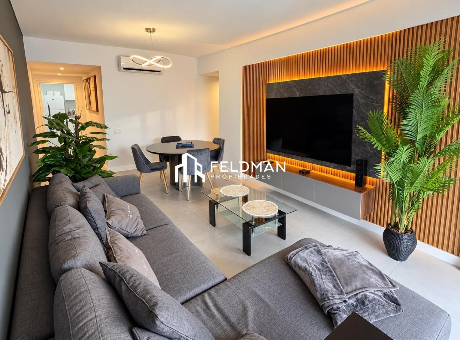 Foto de 3 ambientes amoblado seg 24hs cochera y full amenities, imagen 1