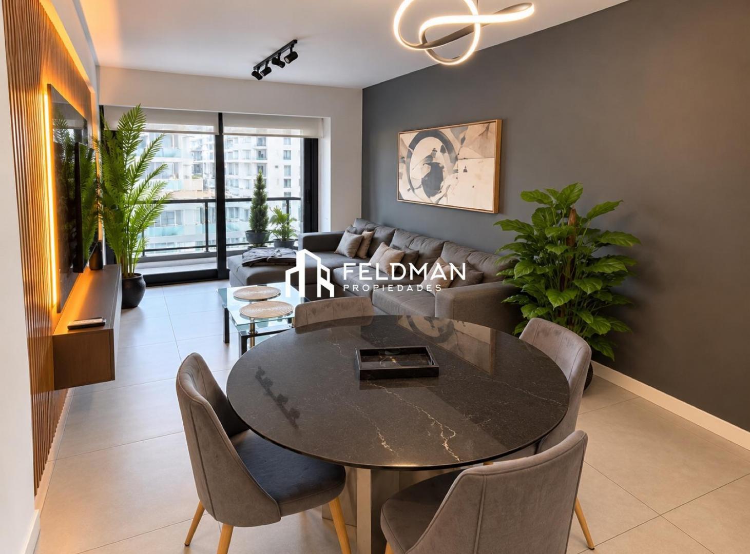 Foto de 3 ambientes amoblado seg 24hs cochera y full amenities, imagen 3