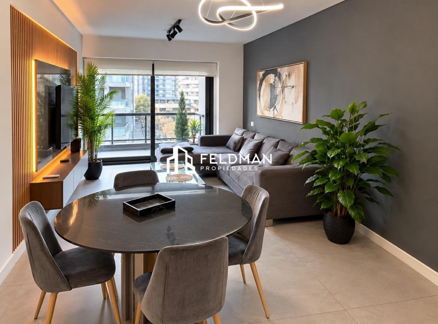 Foto de 3 ambientes amoblado seg 24hs cochera y full amenities, imagen 2
