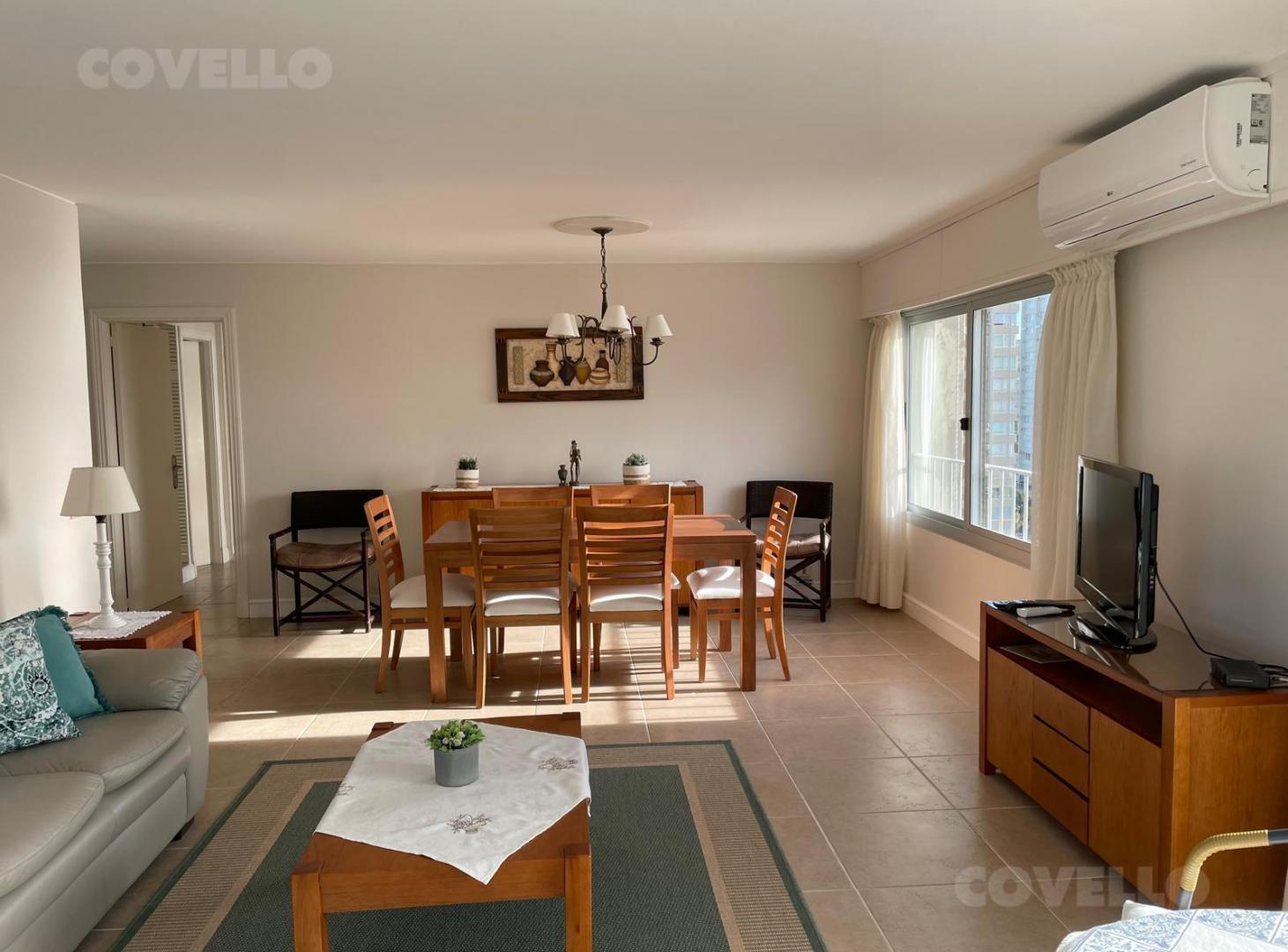 Departamento 3 dormitorios   dependencia y 2 cocheras en la Península