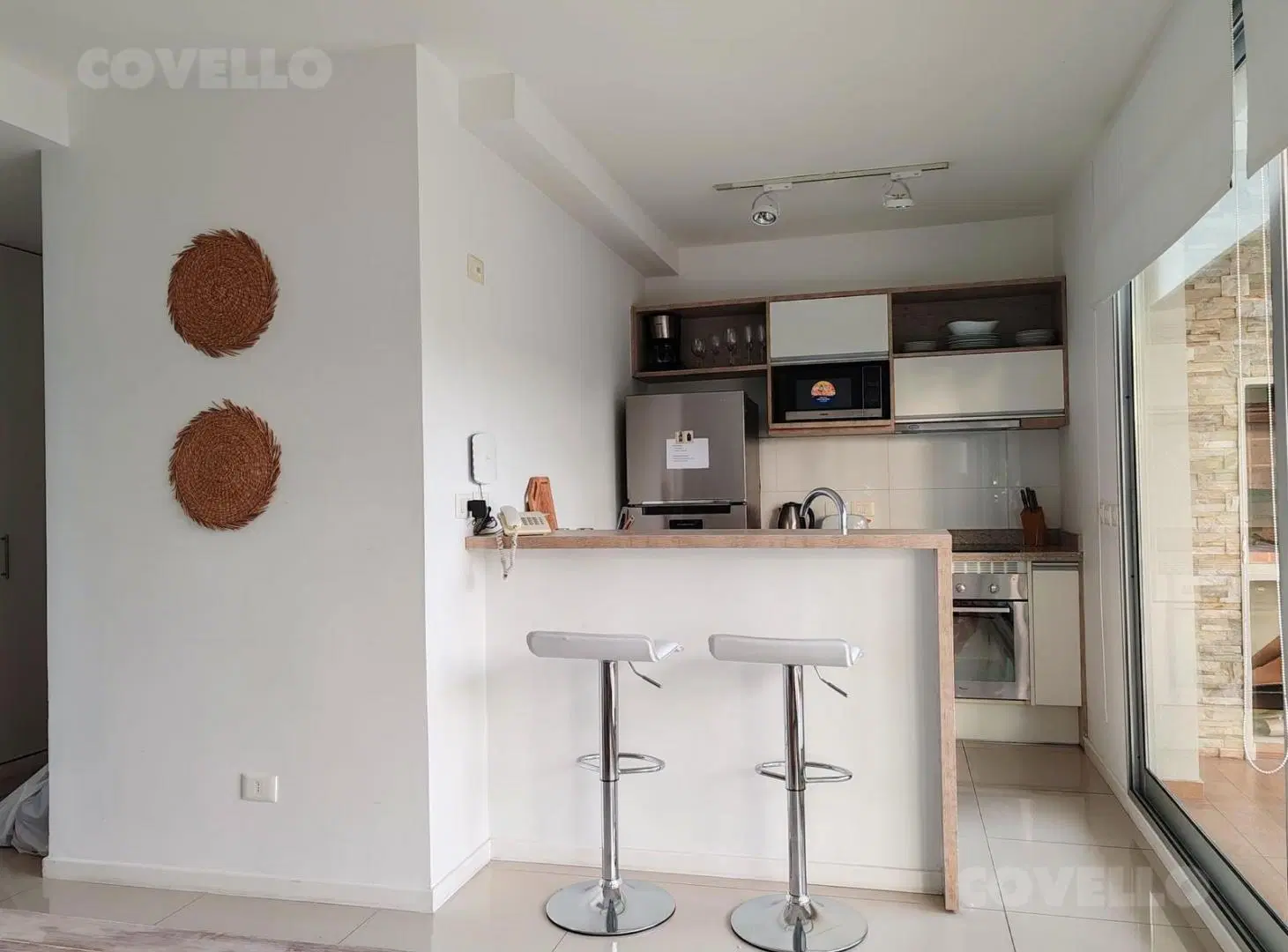 Depatamento mansa 1 dormitorio, terraza propia con parrillero 2