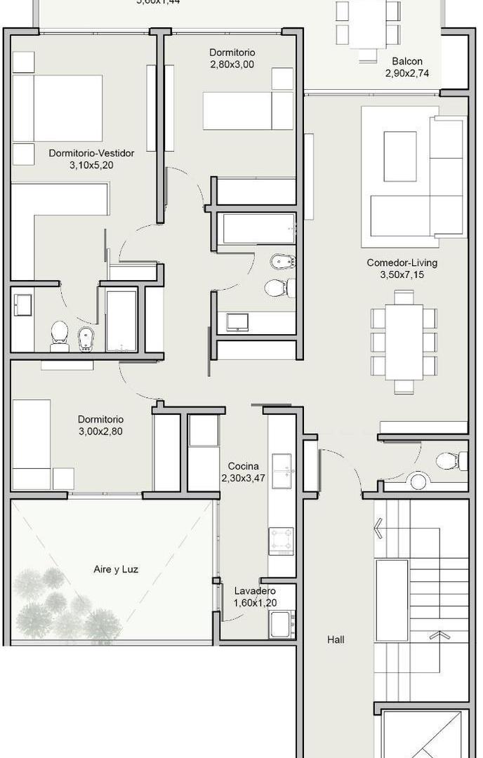 DEPARTAMENTO A ESTRENAR - VENTA - 4 AMB - BALCON - PARRILLA - NUÑEZ