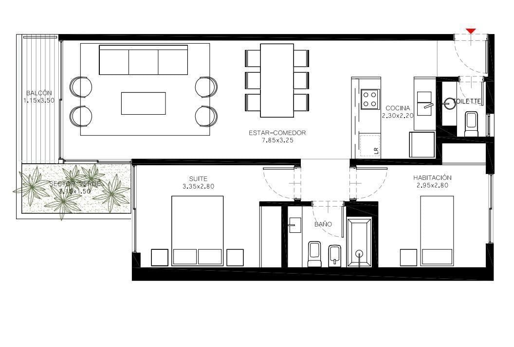 DEPARTAMENTO A ESTRENAR - VENTA - 3 AMBIENTES - BELGRANO