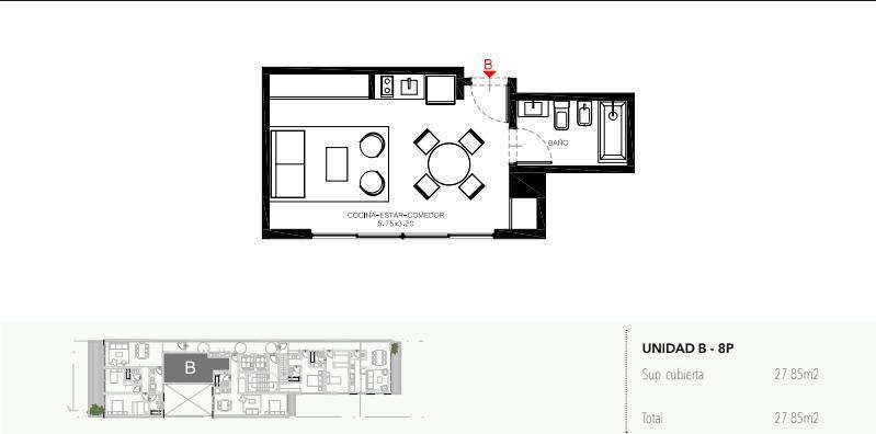 DEPARTAMENTO MONOAMBIENTE A ESTRENAR - VENTA - BELGRANO