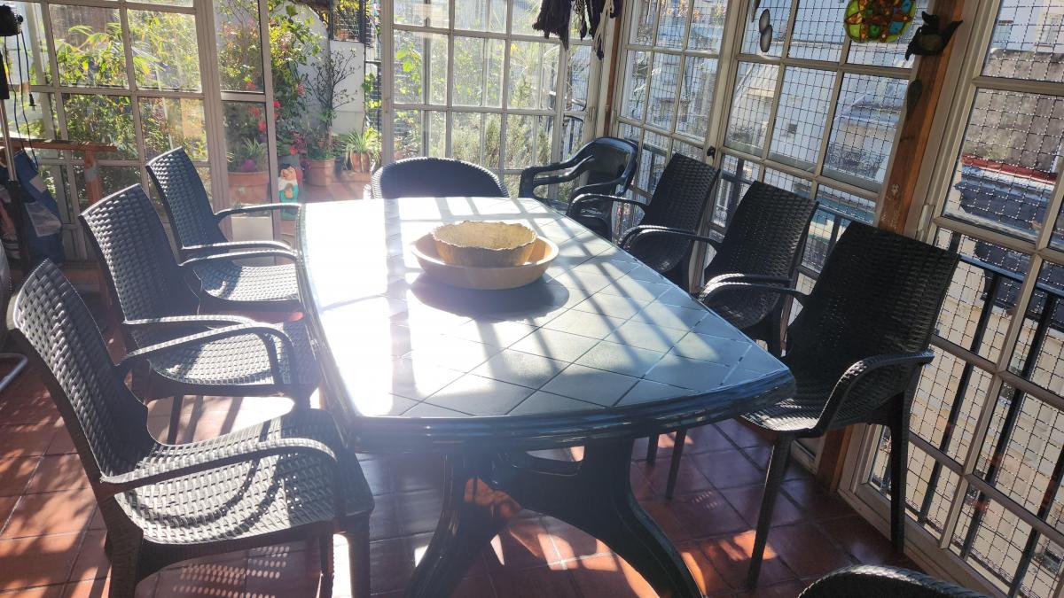 Amplia Terraza Sol Liv y Com y Escr y 4 Dorm Office Coc Cochera 2
