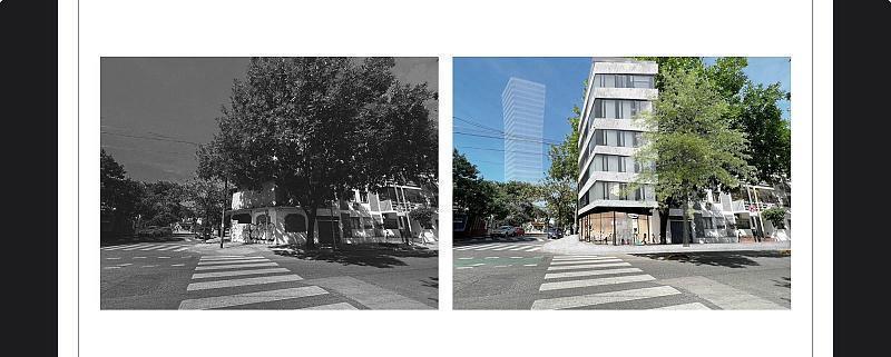 Estratégico terreno  en esquina con planos aprobados para 537 metros vendibles en Chacarita