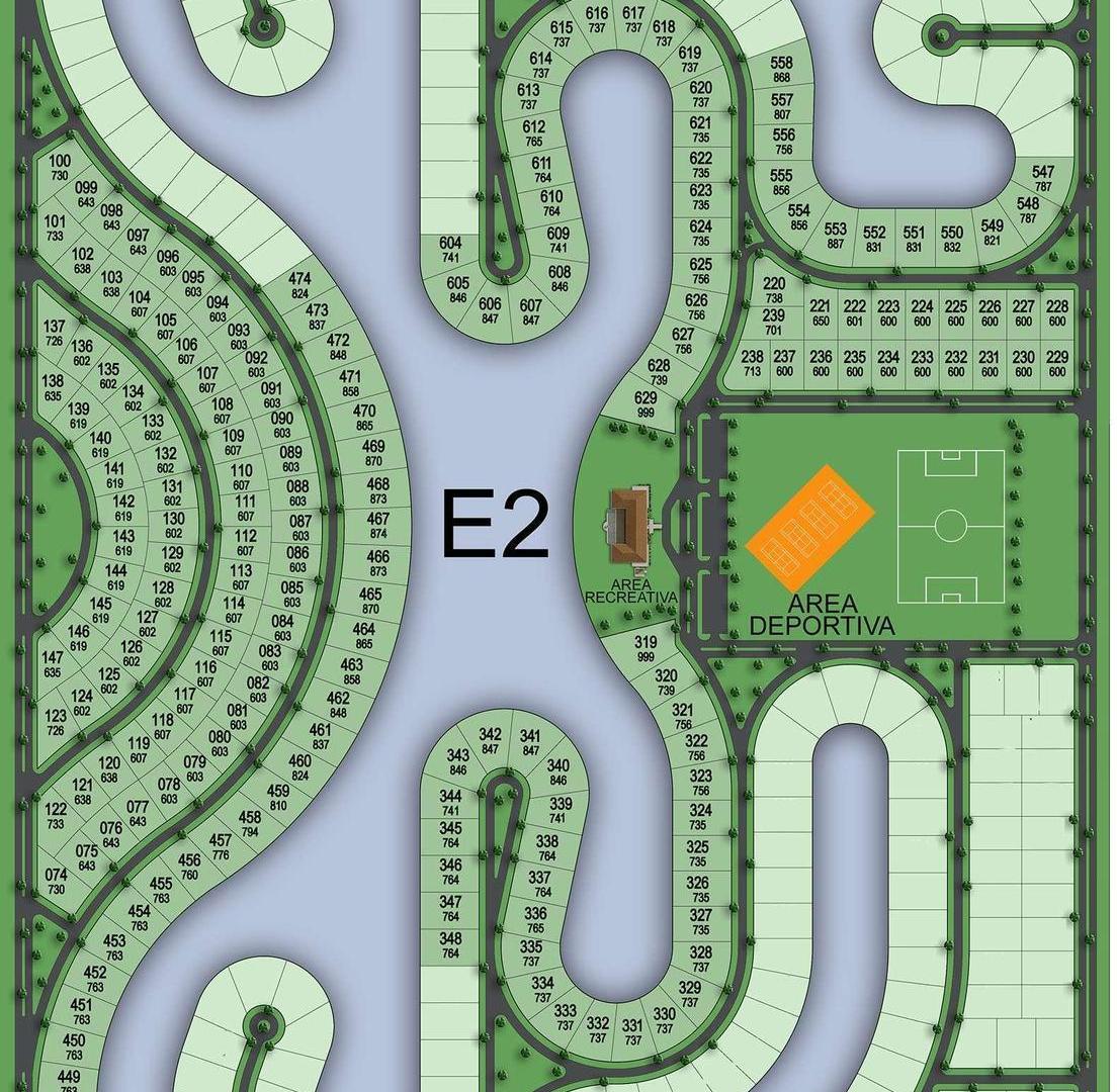 Lote interno de 607 m2 en segunda etapa de barrio Santa Clara al Sur, San Vicente.