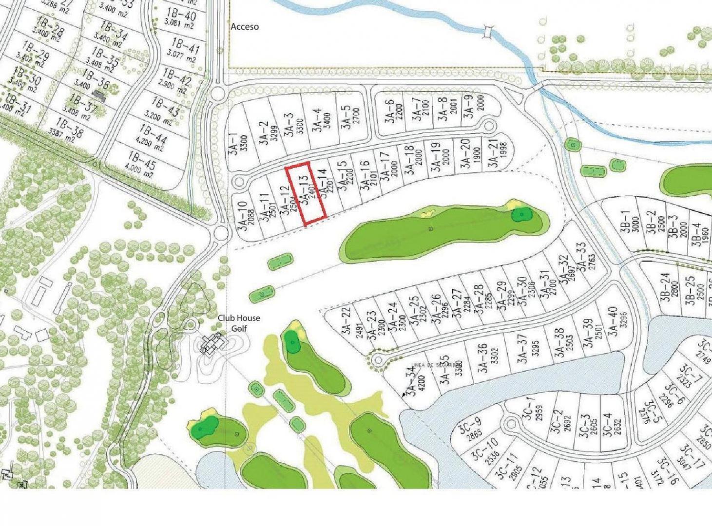 Lote de 2400 m2 en sector Lagunas del Golf, Estancia Villa María. Ezeiza- Cañuelas.