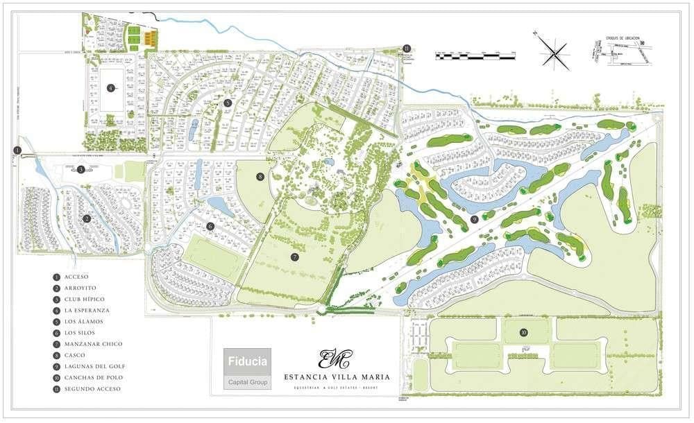Lote de 3000 m2 en venta en Estancia Villa María. Ezeiza-Cañuelas.