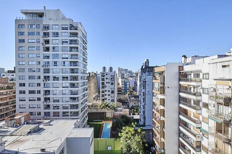 Departamento 2 ambientes Luminoso Impecable con vista amenities y balcon aterrazado en Palermo 2
