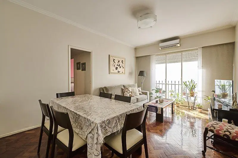 Departamento 3 ambientes Semipiso Luminoso Impecable Balcon REciclado en Palermo 3