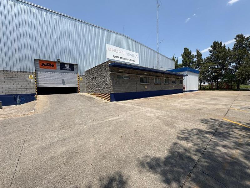 Excelente deposito de 4000 m2 cub en el parque industrial campana. ideal Logistica.