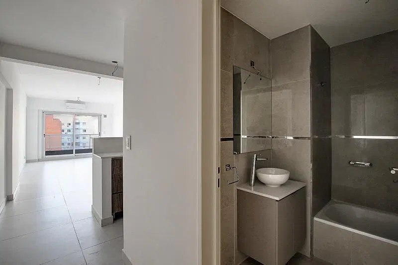 En Alquiler monoambiente con amenities y cochera en Caballito 5