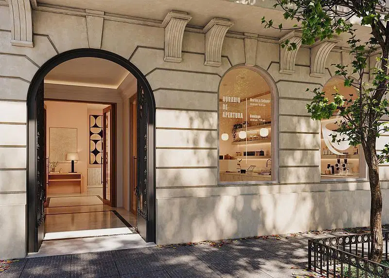 Venta Departemento Recoleta Dos ambientes con amplio Jardin 4