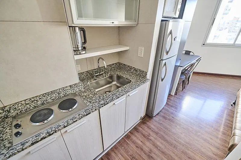 Departamento Monoambiente Luminoso impecable en torre en esquina con amenities en Almagro 8