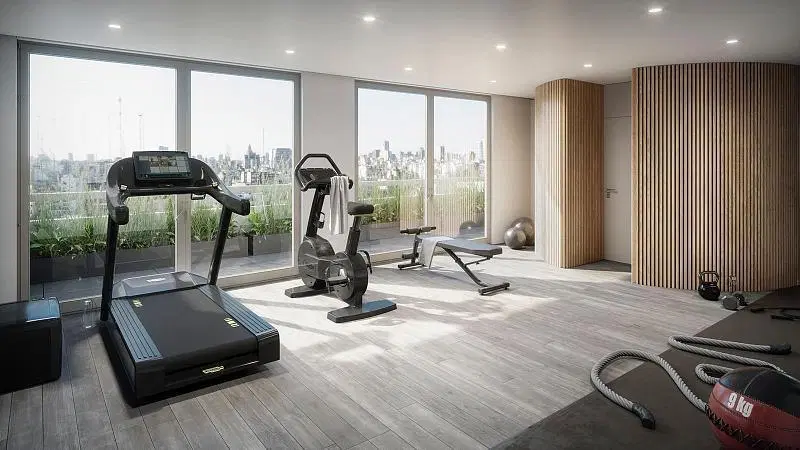 2 ambientes a estrenar con parrilla y amenities 2