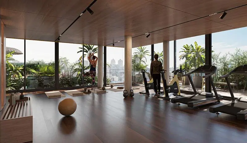 Departamento en Caballito con amenities · Edificio de categoría 2