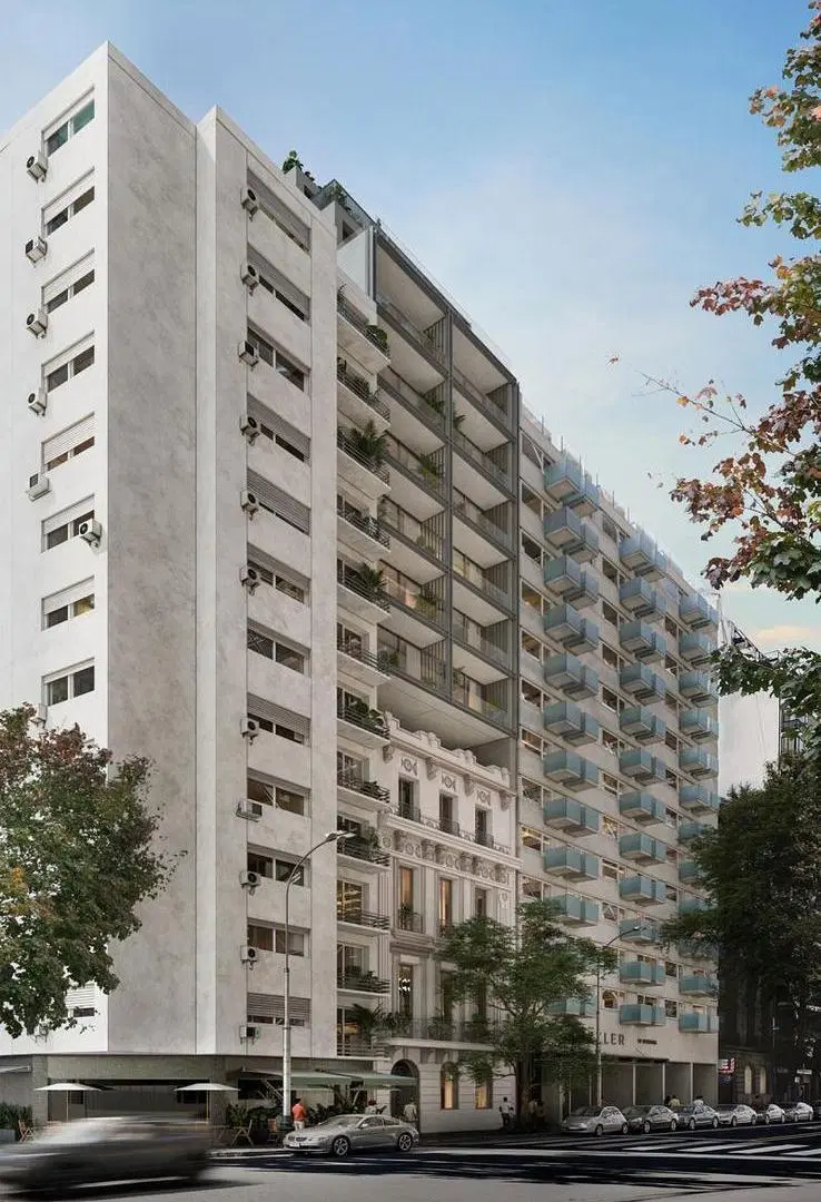 Venta Departemento Recoleta Dos ambientes con amplio Jardin 5