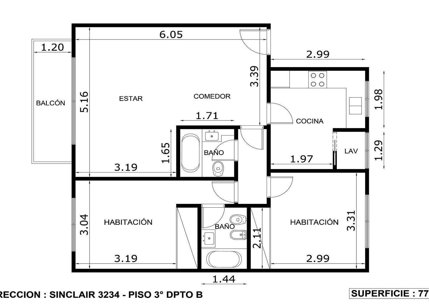 Impecable departamento de 3 ambientes .Palermo Nuevo. Amenities. Cochera fija. Seguridad 24hs