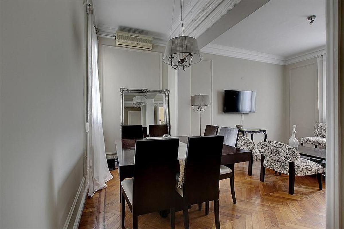 Foto de Santa Fe y Libertad tres ambientes impecable con muebles, imagen 5