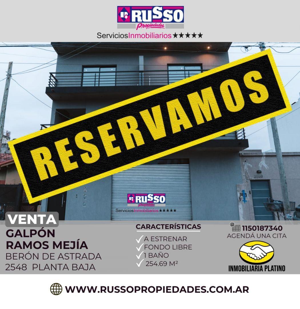 Venta Galpón a Estrenar - Ramos Mejia